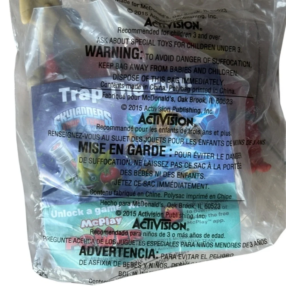 McDonalds Happy Meal Skylanders Trap Team Wolfgang NEW 2015
